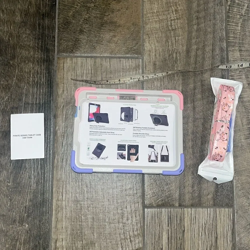 New in packaging 3 layer protection adjustable tablet strap case